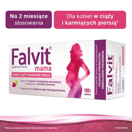 Falvit mama, 60 tabletek - SUPLEMENT DIETY