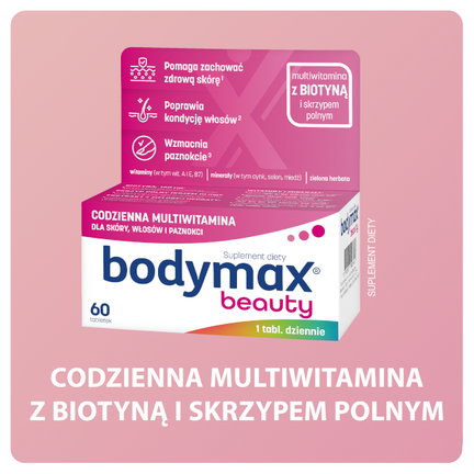 Bodymax Beauty, 60 tabletek - SUPLEMENT DIETY
