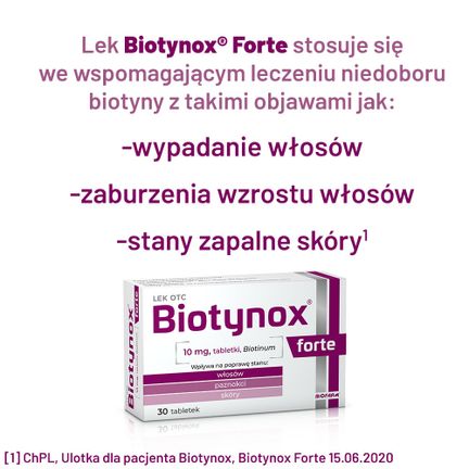 Biotynox Forte 10 mg, 30 tabletek - BIOFARM
