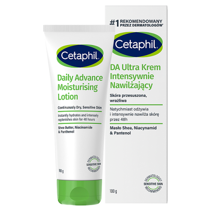 Cetaphil DA Ultra, krem intensywnie nawilżający, dla całej rodziny, 100 g  - zdjęcie produktu