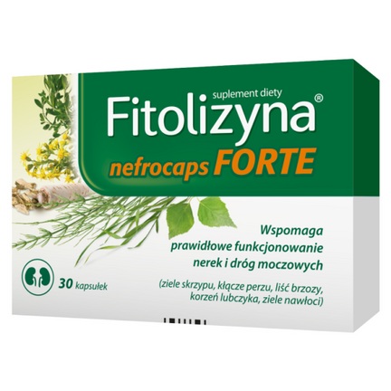 Fitolizyna Nefrocaps Forte, 30 kapsułek - zdjęcie produktu