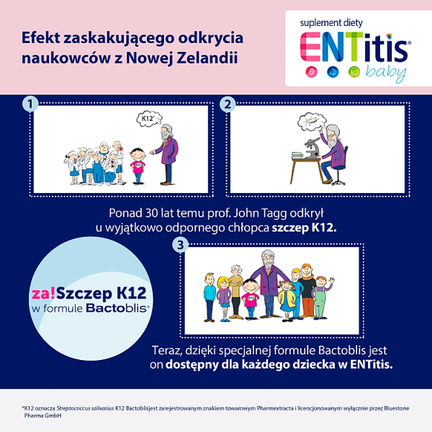 Entitis baby, smak bananowy, 30 saszetek - SASZETKA