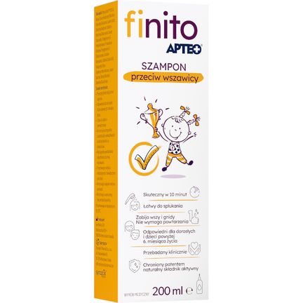 Finito APTEO, szampon przeciw wszawicy, 200 ml - zdjęcie produktu
