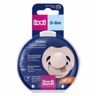 Lovi, smoczek silikonowy dynamiczny Nude, 0-6 m, 1 sztuka