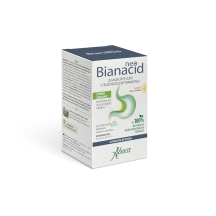 Neobianacid, smak cytrynowy, 45 tabletek do ssania - zdjęcie produktu