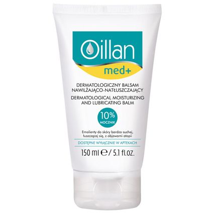 OCEANIC Oillan Med+, dermatologiczny balsam nawilżająco-natłuszczający, 150 ml — Składniki i ocena