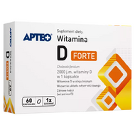 Witamina D Forte APTEO, 60 kapsułek