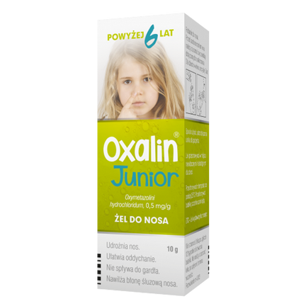 Oxalin Junior 0,5 mg/g żel do nosa - zdjęcie produktu