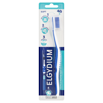 Elgydium 4w1 SOFT Wielofunkcyjna szczoteczka do zębów - zdjęcie produktu