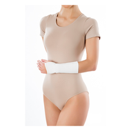 Pani Teresa, Opaska elastyczna stawu nadgarstkowego, długa, biała, r. L