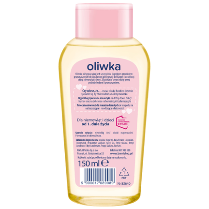 Bambino, Oliwka dla dzieci i niemowląt, 150 ml - KOSMETYK