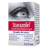 Starazolin 0,5 mg/ml, krople do oczu, 10 ml