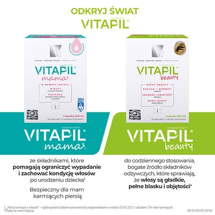 Vitapil, 60 kapsułek - Dorosły