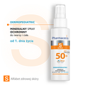 Pharmaceris S Dermopediatric, mineralny spray ochronny do twarzy i ciała SPF 50+, 100 ml - KOSMETYK