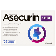 Asecurin Gastro, 20 kapsułek twardych