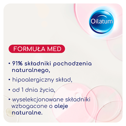 Oilatum Formuła MED, krem, 150 g - Natłuszczające, Nawilżające