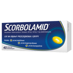 Scorbolamid 300 mg + 100 mg + 5 mg, 40 tabletek drażowanych