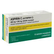Aspirin C, 10 tabletek musujących (import równoległy Pharmapoint)