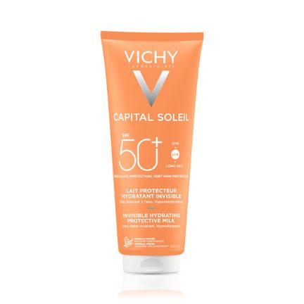 Vichy Capital Soleil, nawilżające ochronne mleczko do ciała, SPF 50+, 300 ml - zdjęcie produktu