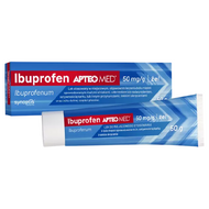 Ibuprofen APTEO MED, 50 mg/g, żel, 50 g