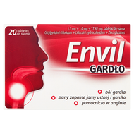 Envil gardło, 20 tabletek do ssania