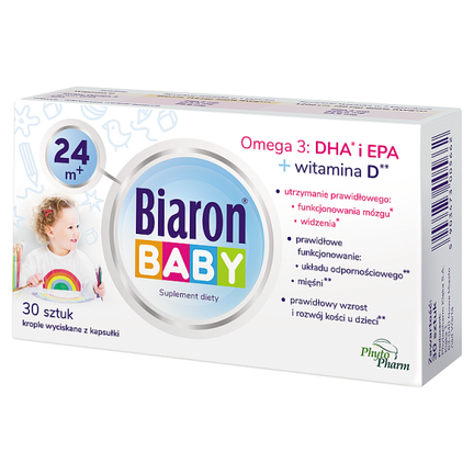 Bioaron Baby 24 m+, 30 kapsułek twist off - SUPLEMENT DIETY
