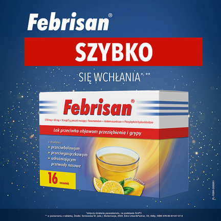 Febrisan, 16 saszetek - Dorosły