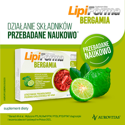 LipiForma Bergamia, 30 kapsułek - 5902020661719