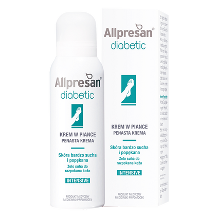 PHARMA &amp; BEAUTY CENTER Allpresan diabetic, krem w piance do stóp, 125 ml