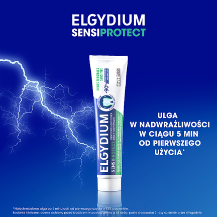 Elgydium, pasta do zębów, na wrażliwe zęby, 75 ml - 3577056028861