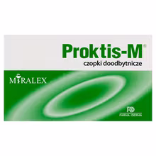 Proktis-M, czopki doodbytnicze, 10 sztuk