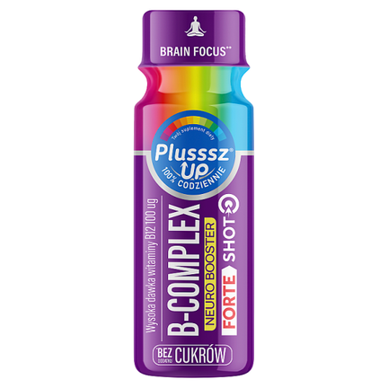 Plusssz Up B-Complex neuro booster forte, shot, 12x50 ml - SUPLEMENT DIETY