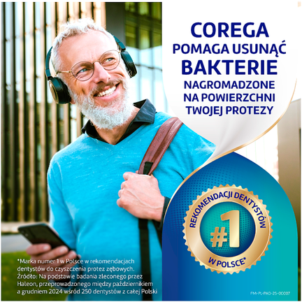 Corega Tabs Bioformel, 120 tabletek - 5054563285928
