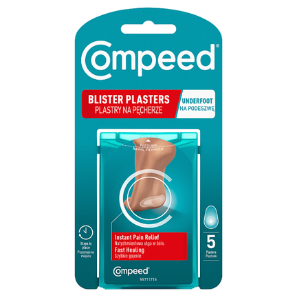 Compeed, plastry na pęcherze na podeszwie, 5 sztuk - zdjęcie produktu