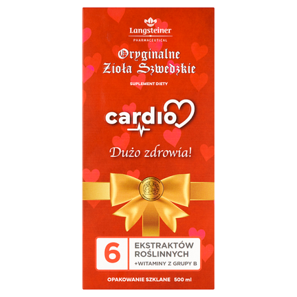 Zioła Szwedzkie Cardio, płyn, 500 ml - SUPLEMENT DIETY