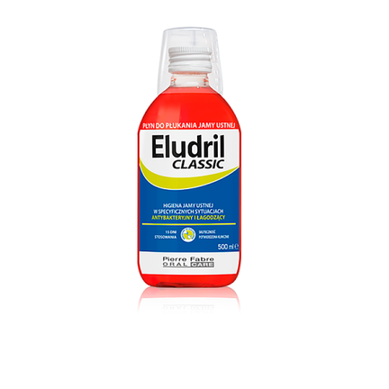 Eludril Classic, płyn do płukania jamy ustnej, 500 ml - KOSMETYK