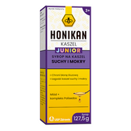 HONIKAN Junior, syrop, na kaszel suchy i mokry, 127,5 g