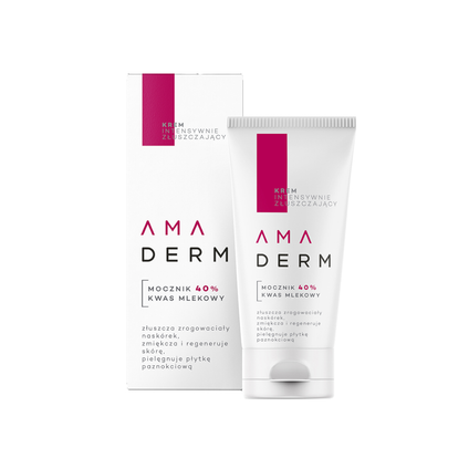 AMARA Amaderm, krem złuszczający urea 40%, 50 ml — Składniki i ocena
