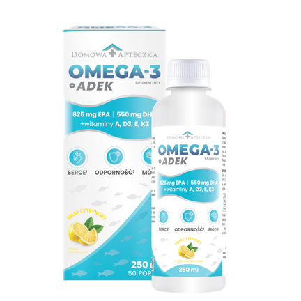 Omega-3+ADEK, płyn, 250 ml - zdjęcie produktu