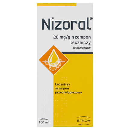 Nizoral, leczniczy szampon przeciwłupieżowy, 100 ml - PRODUKT LECZNICZY NIEREFUNDOWANY OTC