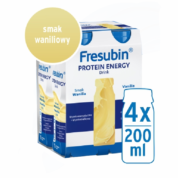 Fresubin Protein Energy Drink, smak waniliowy, 4 x 200 ml