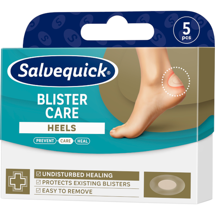 Salvequick, Blister Care Heels, plaster, 5 sztuk - zdjęcie produktu