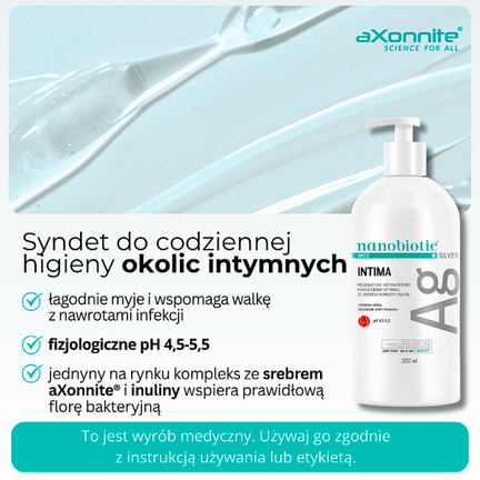 Nanobiotic MED Silver Intima, żel, 300 ml - 5906874585764