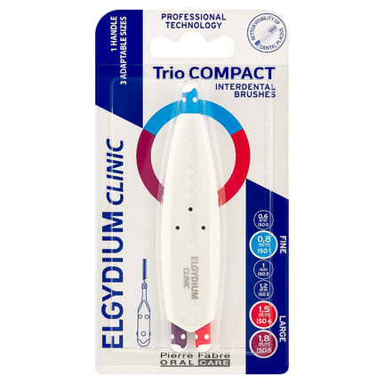 Elgydium Clinic Trio Compact 145, szczoteczki międzyzębowe - zdjęcie produktu