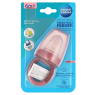 Canpol babies Silikonowa siateczka do karmienia różowa