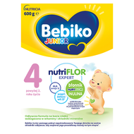 Bebiko Junior 4, odżywcza formuła na bazie mleka dla dzieci powyżej 2. roku życia, 600 g