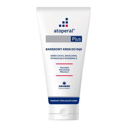 ADAMED Atoperal Plus, barierowy krem do rąk, 75 ml — Składniki i ocena