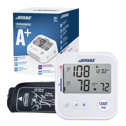 Novama A+, ciśnieniomierz naramienny, 1 sztuka - zdjęcie produktu