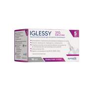 Iglessy, sterylne igły do penów insulinowych, 31G, 5 mm, 10 sztuk