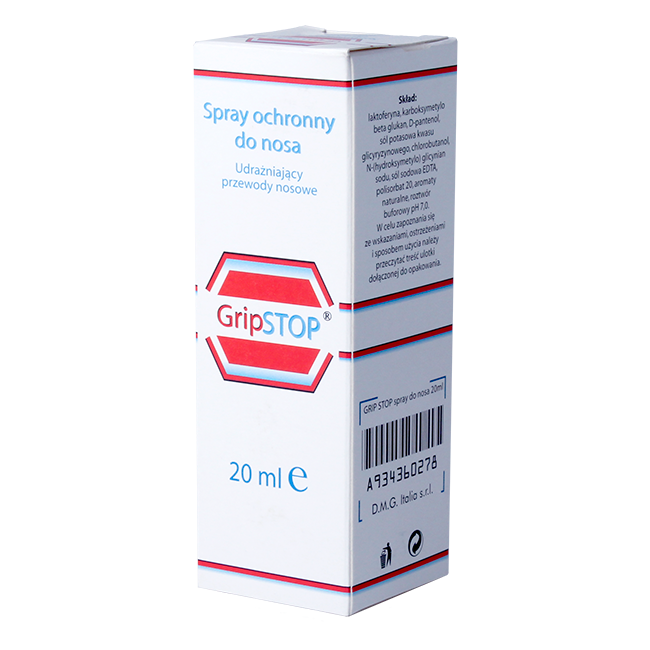 Grip Stop, spray do nosa, 20 ml
